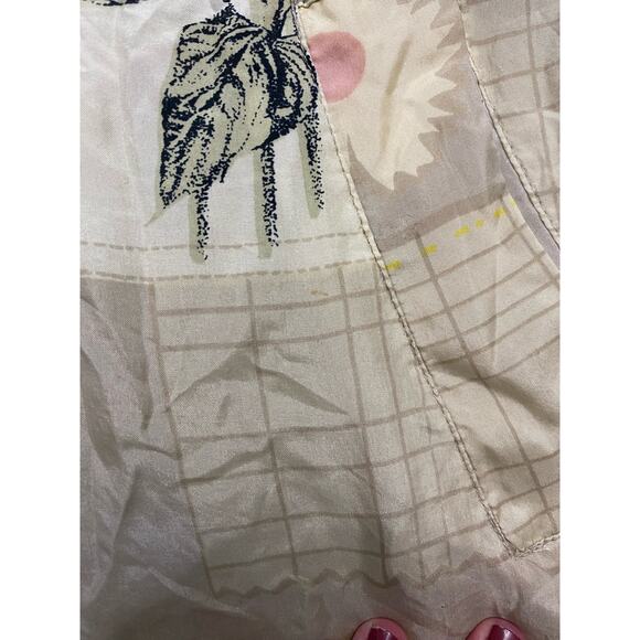 Details Sportswear Vintage Silk Sunflower Bomber Jacket Womens Size‎ Small - Picture 9 of 11